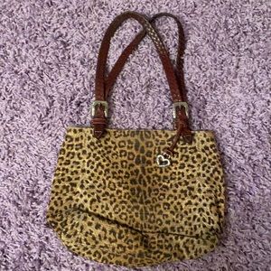 Brighton leopard print handbag